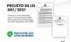PROJETO DE LEI N. 001/2021